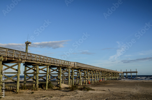 wooden pier landscape