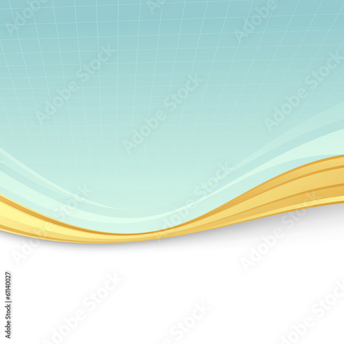 Abstract background with metal border divider