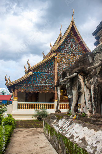 Wat Chiang Man temple in Chiang Mai, Thailand photo