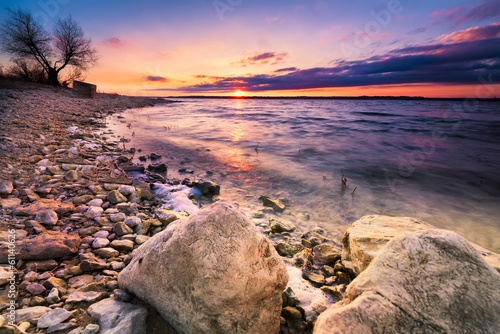 Benbrook Lake Sunset photo