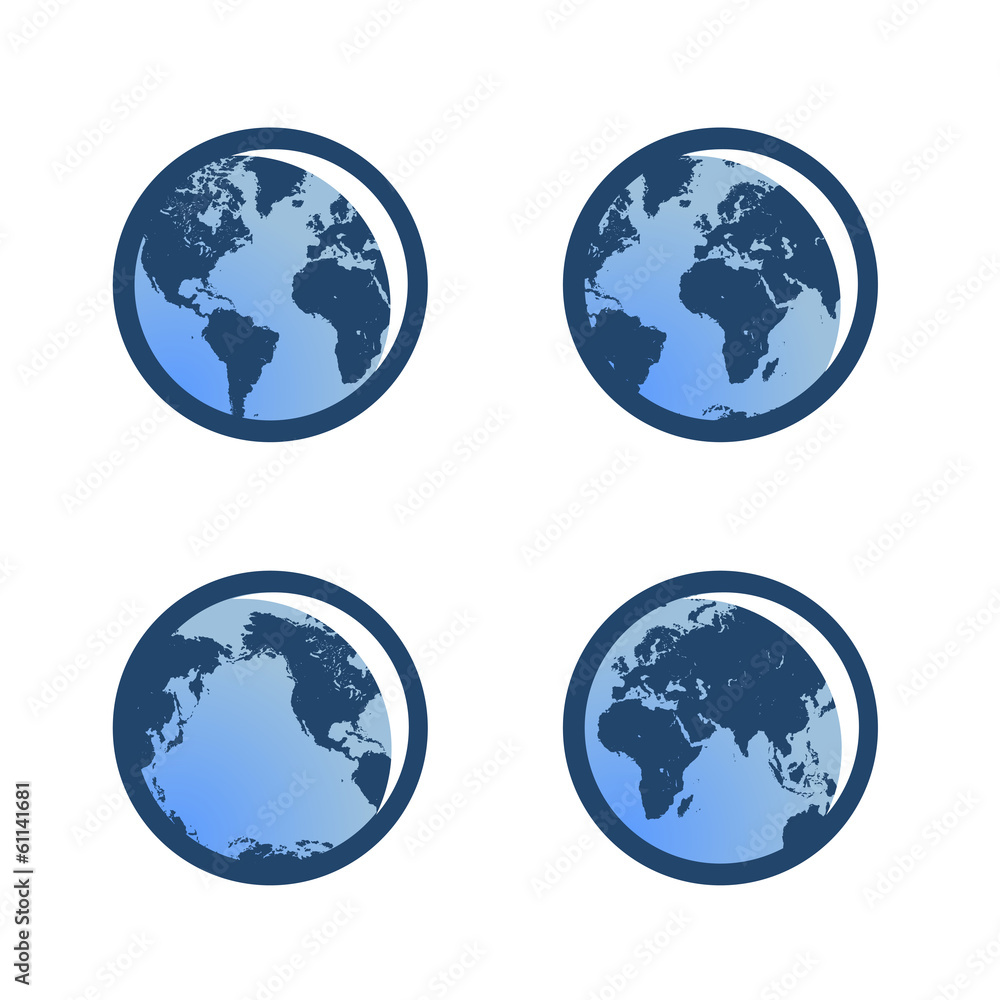 Planet Earth. Vector format