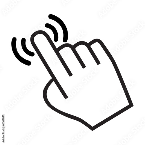 cursor hand icon