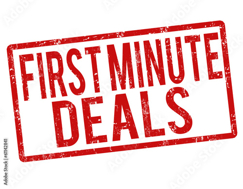 First minute deals stamp