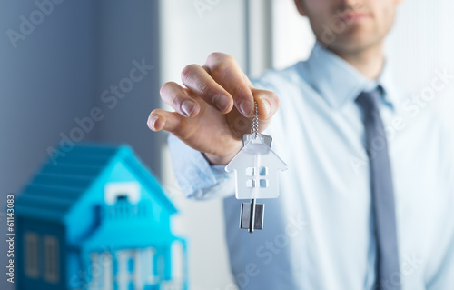 Giving house keys