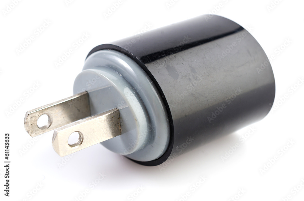 Power plug isolated on white background Power plug isolated on white background