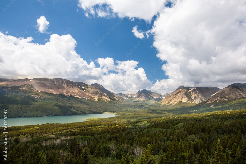 Fototapeta premium glacier National Park landscape