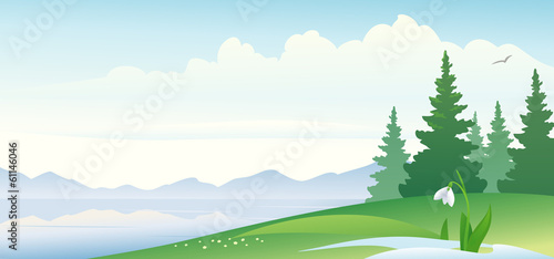 Early spring banner