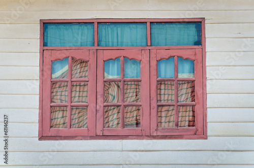 Old wood window