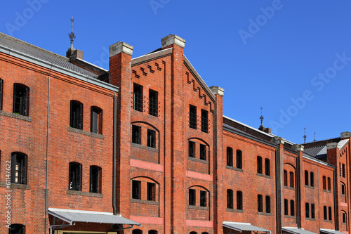 Red brick warehouse in Yokohama