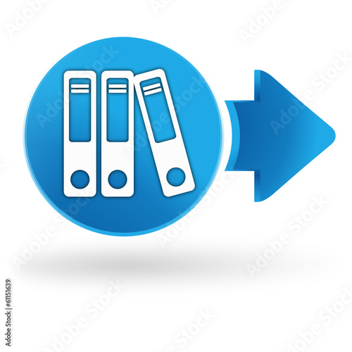 classement sur symbole web bleu