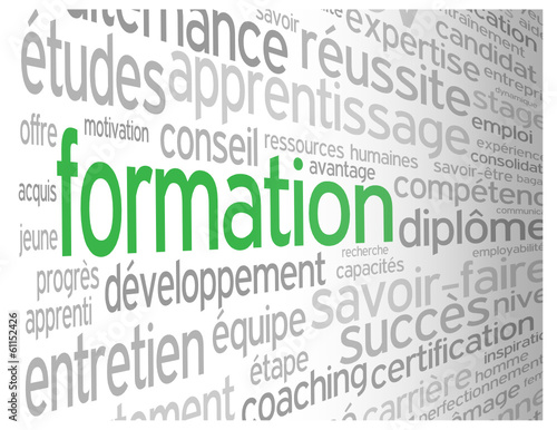 Nuage de Tags "FORMATION" (cv études diplômes carrières succès)