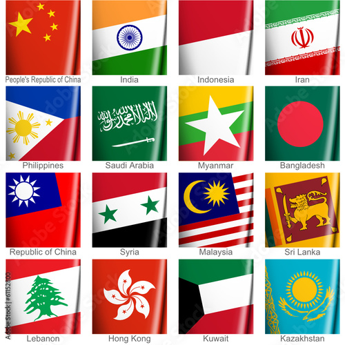 Flags of Asia