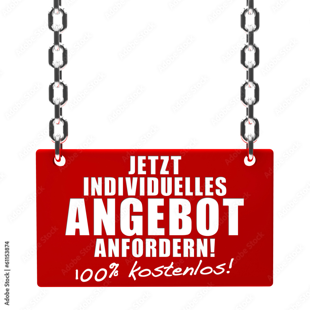 Jetzt individuelles Angebot anfordern! Button, Icon Jetzt individuelles Angebot anfordern! Button, Icon