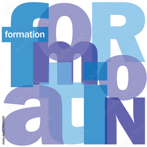 Mosaïque de Lettres FORMATION (études diplômes emploi carrière)