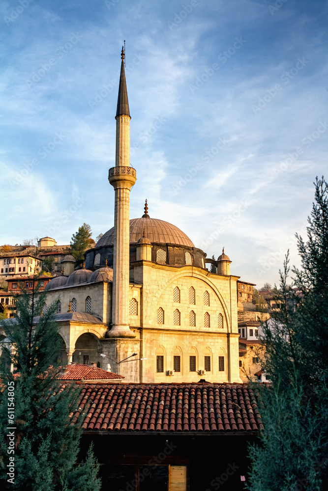 Safarnbolu - Mosque in the setting sun, Turkey