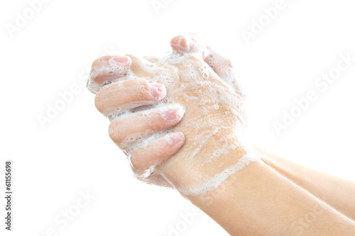 Wash female hands