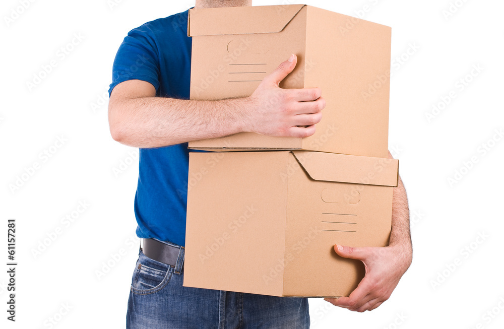 Delivery man. Delivery man.