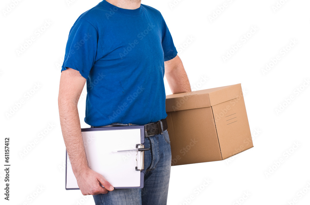 Delivery man. Delivery man.