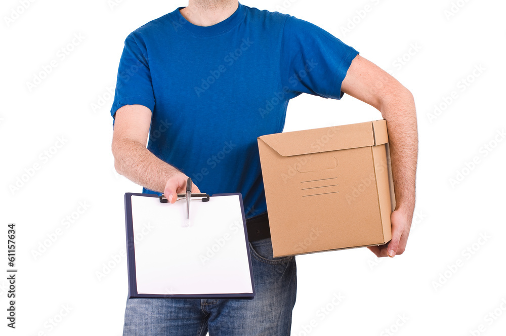 Delivery man. Delivery man.