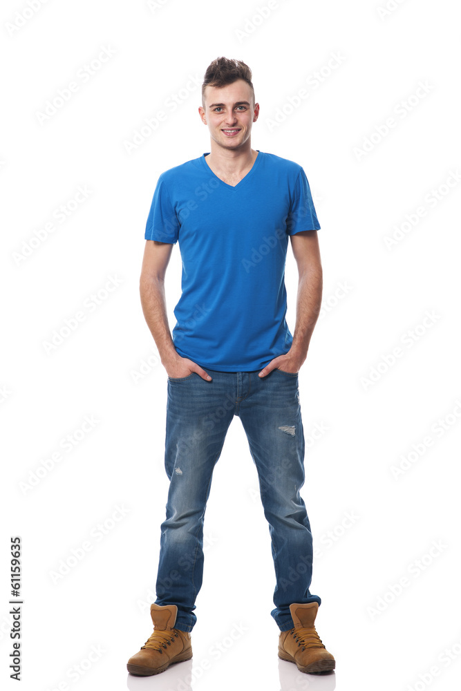 Portrait of handsome smiling man Portrait of handsome smiling man