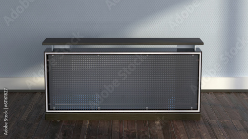 Wallpaper Mural business reception counter Torontodigital.ca