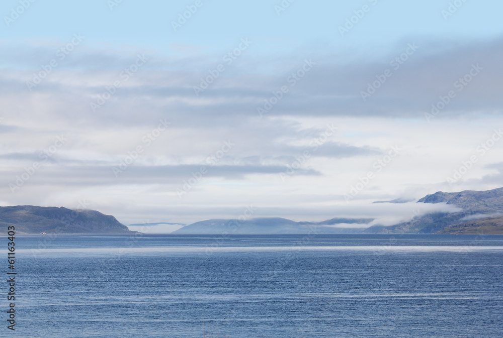 Bay and mountains, Norway