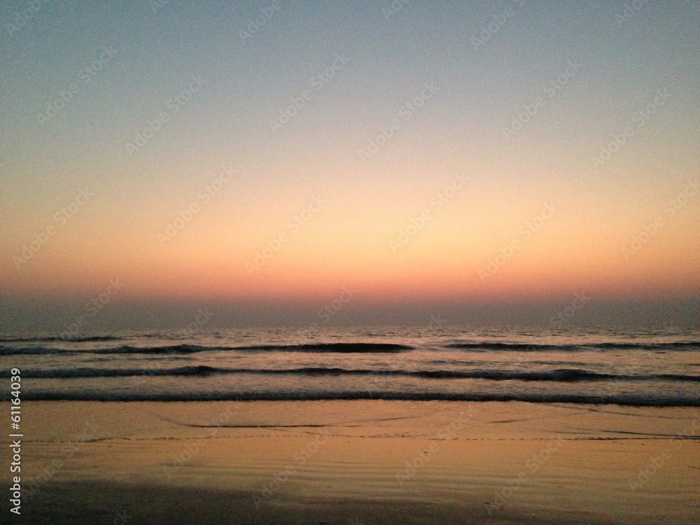 океан на закате