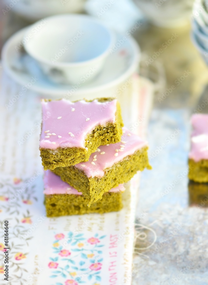 green tea pastry green tea pastry