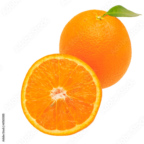 Orange fruit isolated on white background   Clipping Path