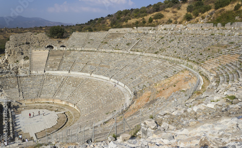 Canvas Print Amphitheater (Coliseum) in Ephesus (Efes) Turkey
