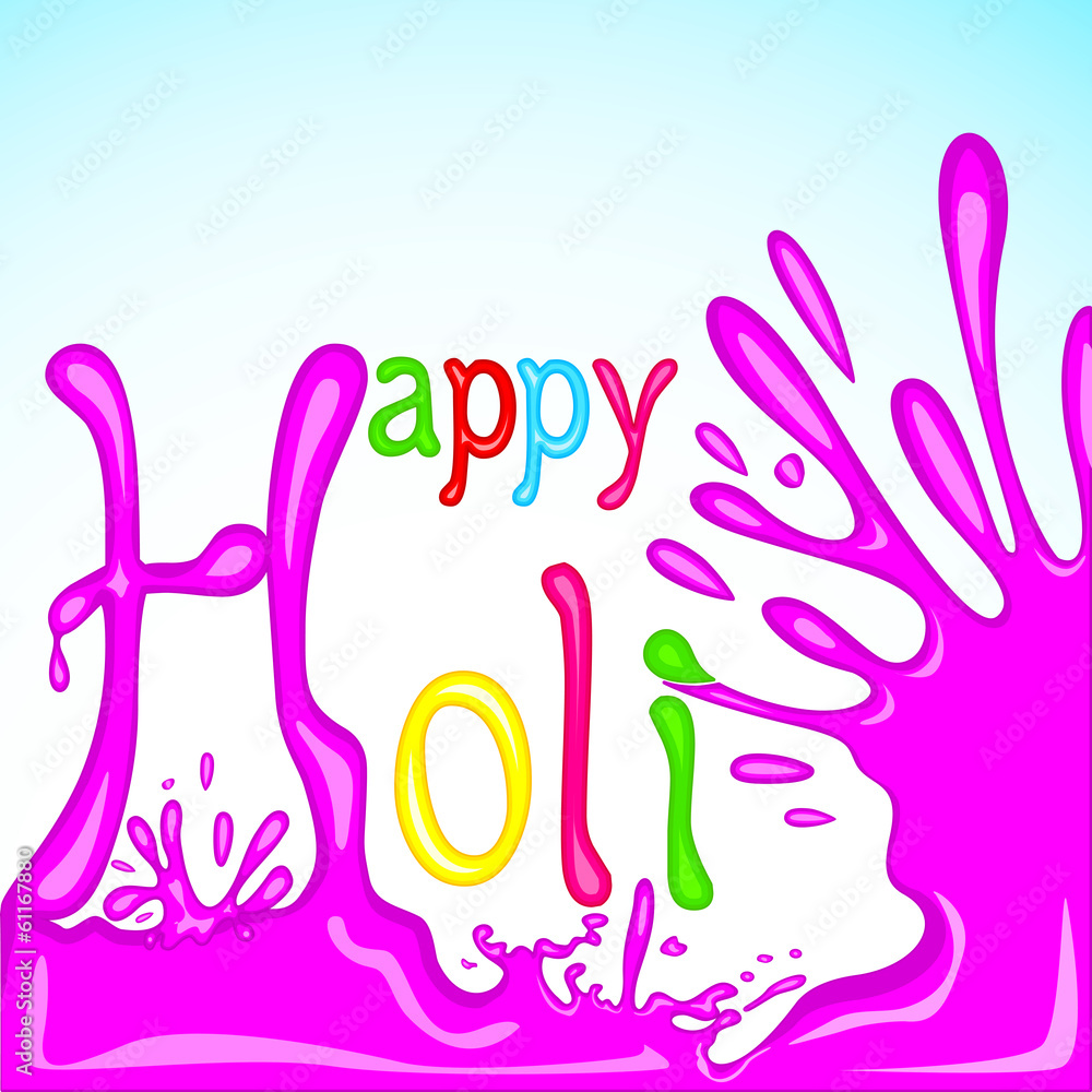 Colorful Holi Background