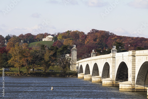 Fotografie Arlington Memorial Bridge in Washington DC USA