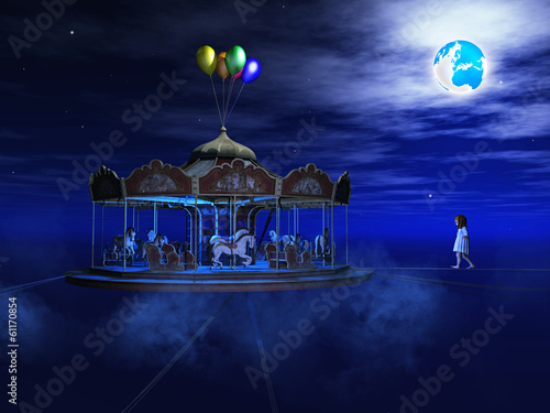 the carousel in the sky photo