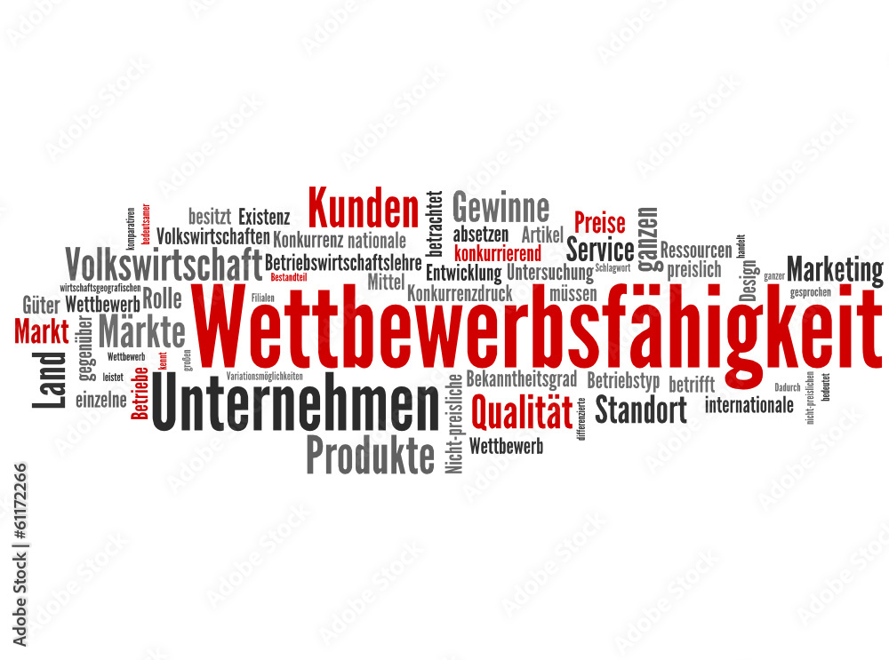 Wettbewerbsfähigkeit (Wettbewerb, Konkurrenz) Stock-Vektorgrafik | Adobe Stock
