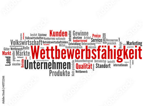 Wettbewerbsfähigkeit (Wettbewerb, Konkurrenz)