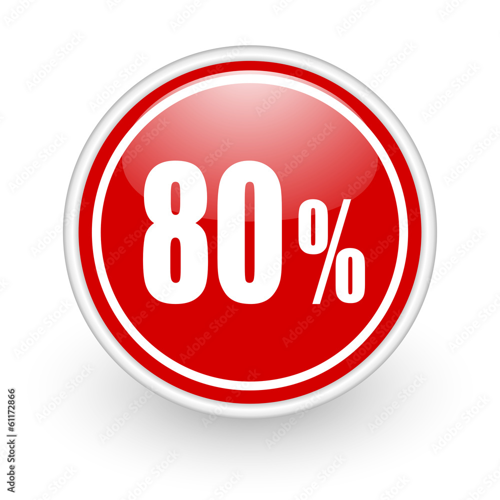 80 percent icon 80 percent icon