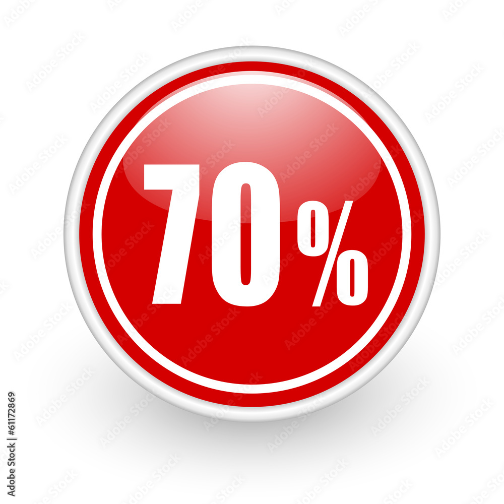 70 percent icon 70 percent icon