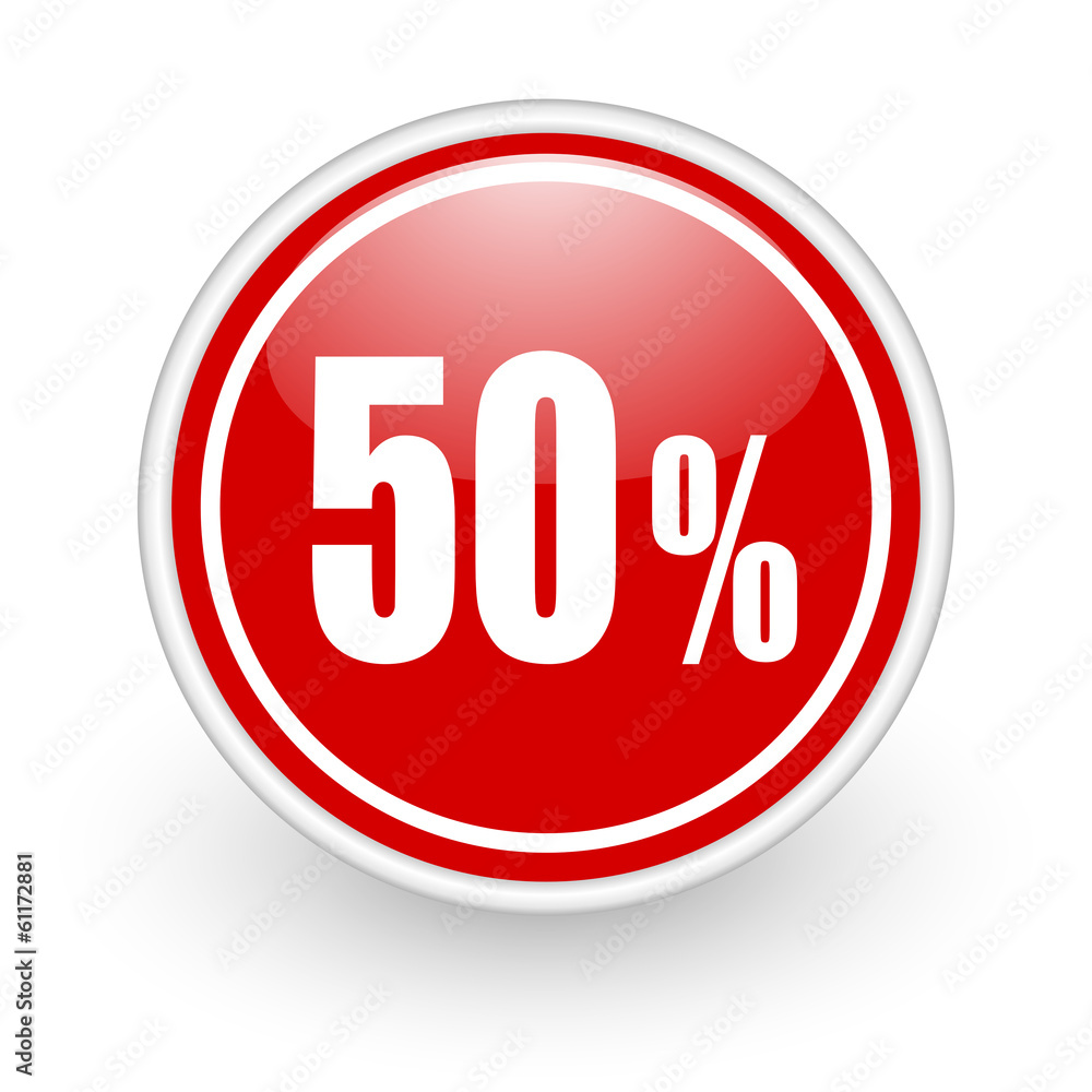 50 percent icon 50 percent icon