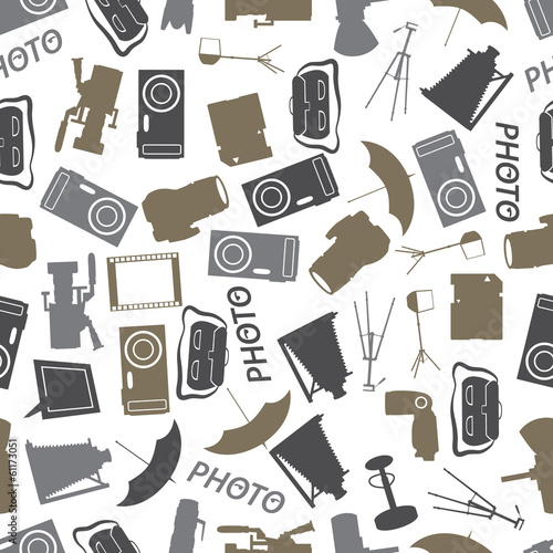 photographic icon color pattern eps10
