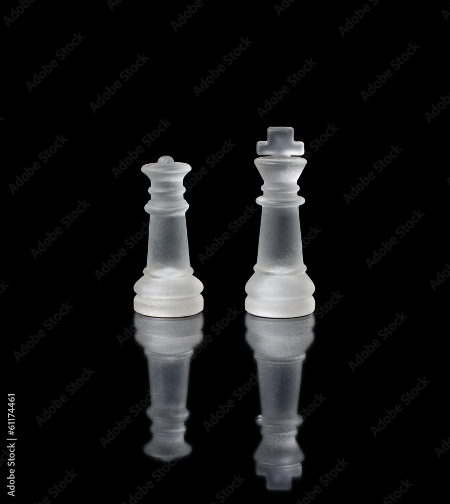Chess queen and king Chess queen and king