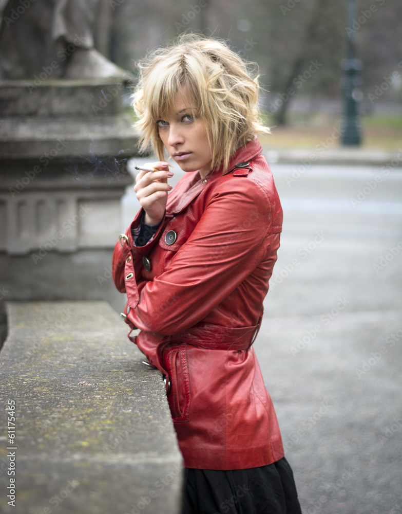Leather smoking jacket cheap