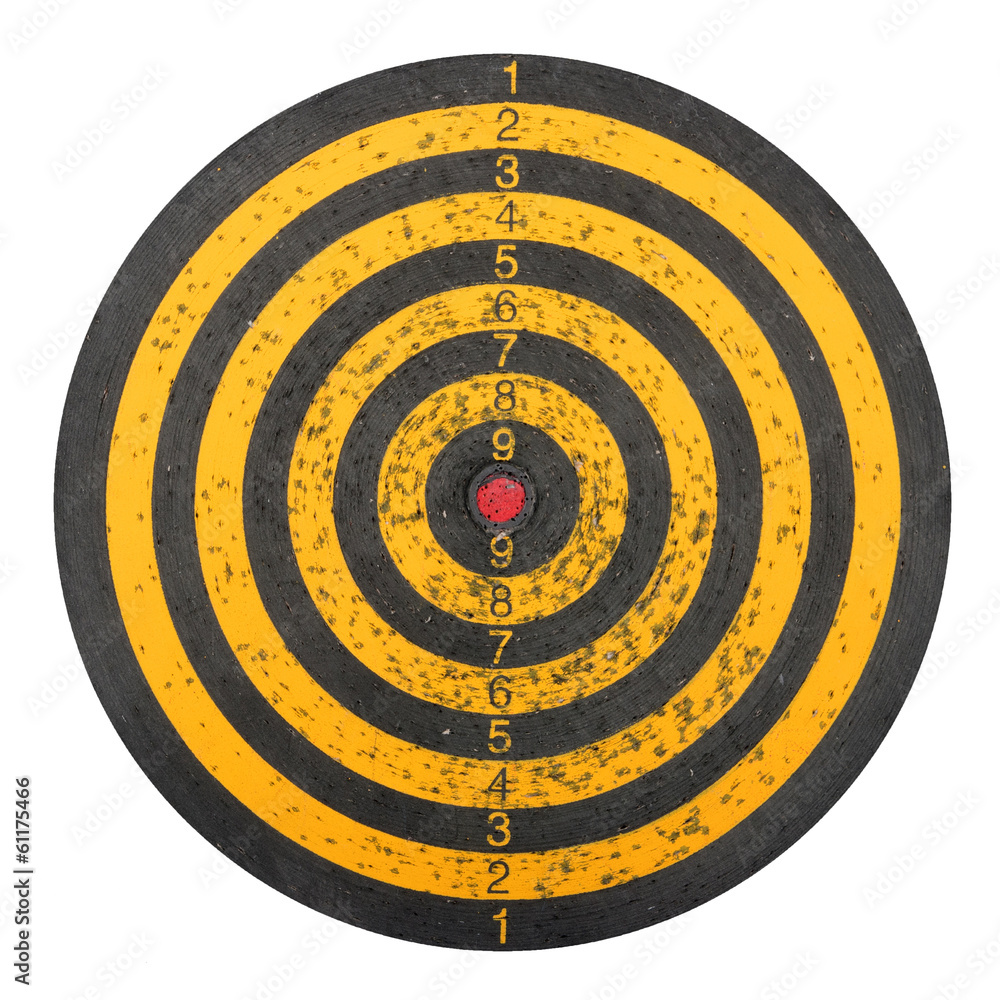 Old dart board Old dart board