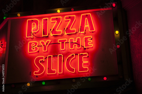 Tableau sur toile Pizza by the Slice