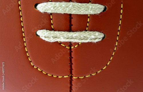 Detail of the vintage footb...