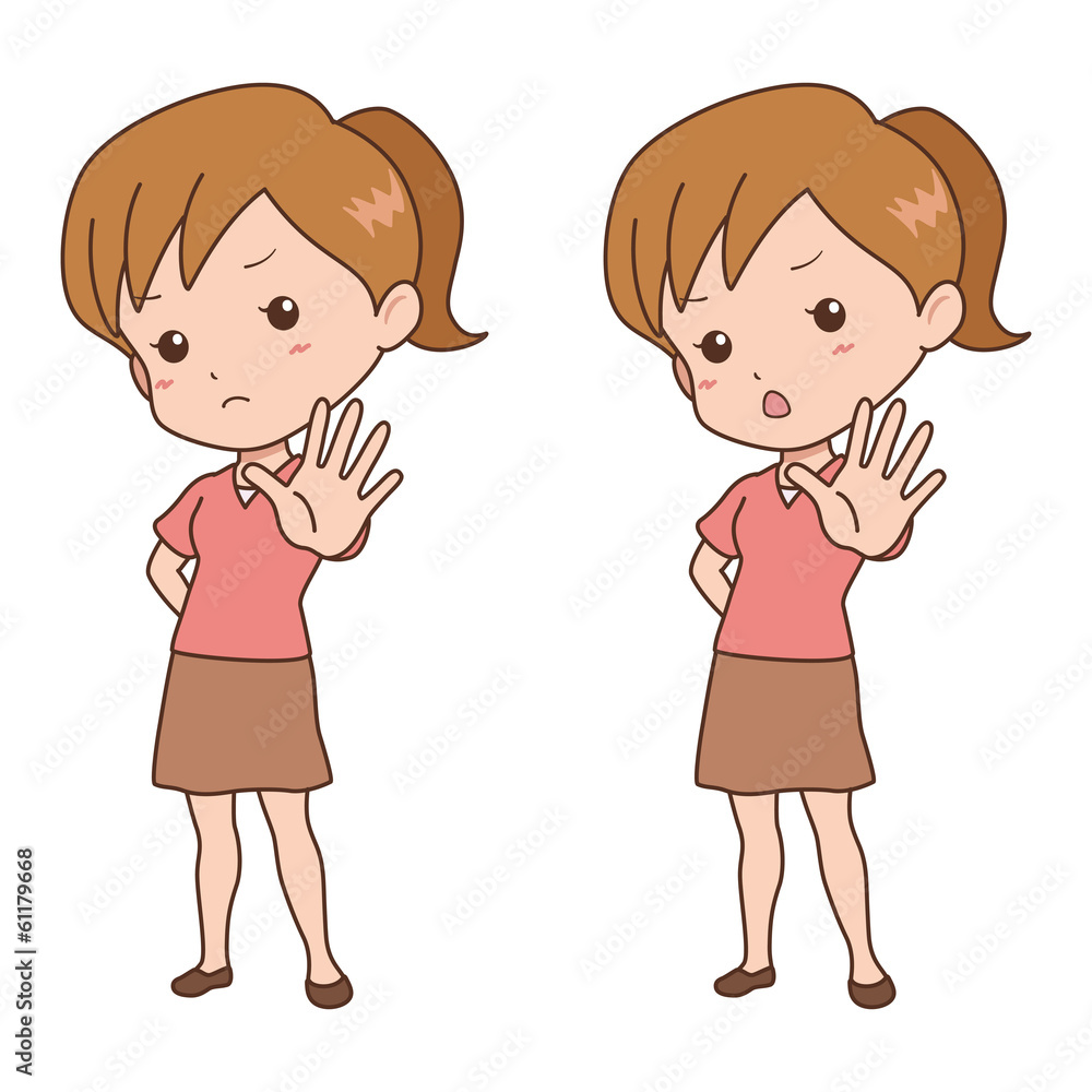 女性/ストップ 女性/ストップ
