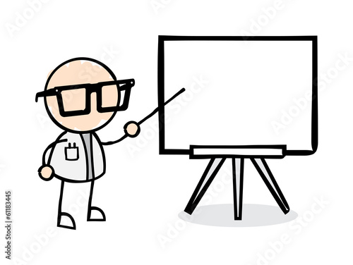 Scientist at a Whiteboard