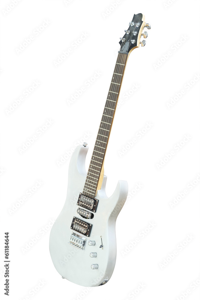 The image of an electric guitar