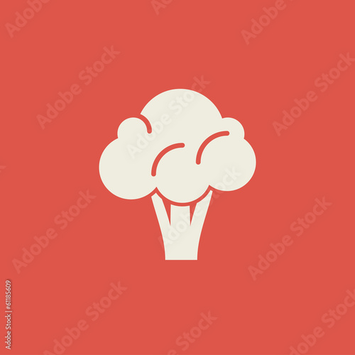 Flat Icon with shadow. Vector EPS 10.