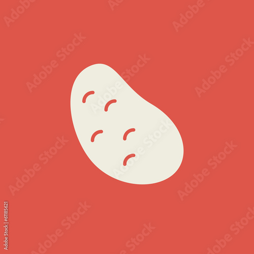 Flat Icon with shadow. Vector EPS 10.