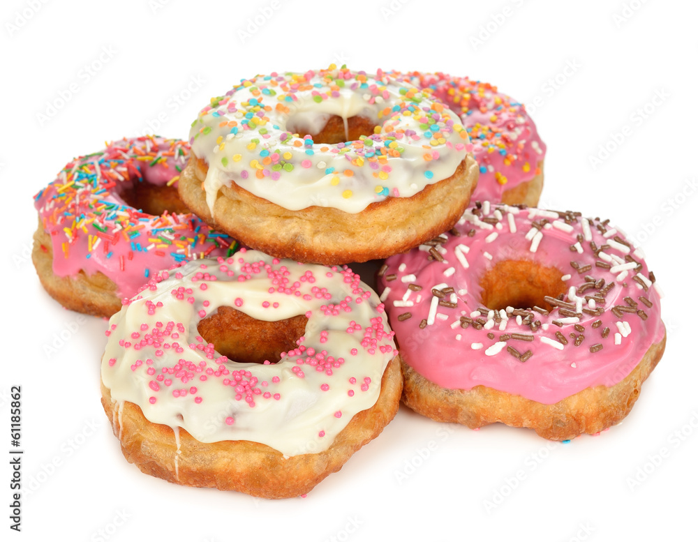 Donuts with icing Donuts with icing